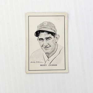 Vintage 1950 Callahan Hall of Fame Mickey Cochran Incorrect Name Card